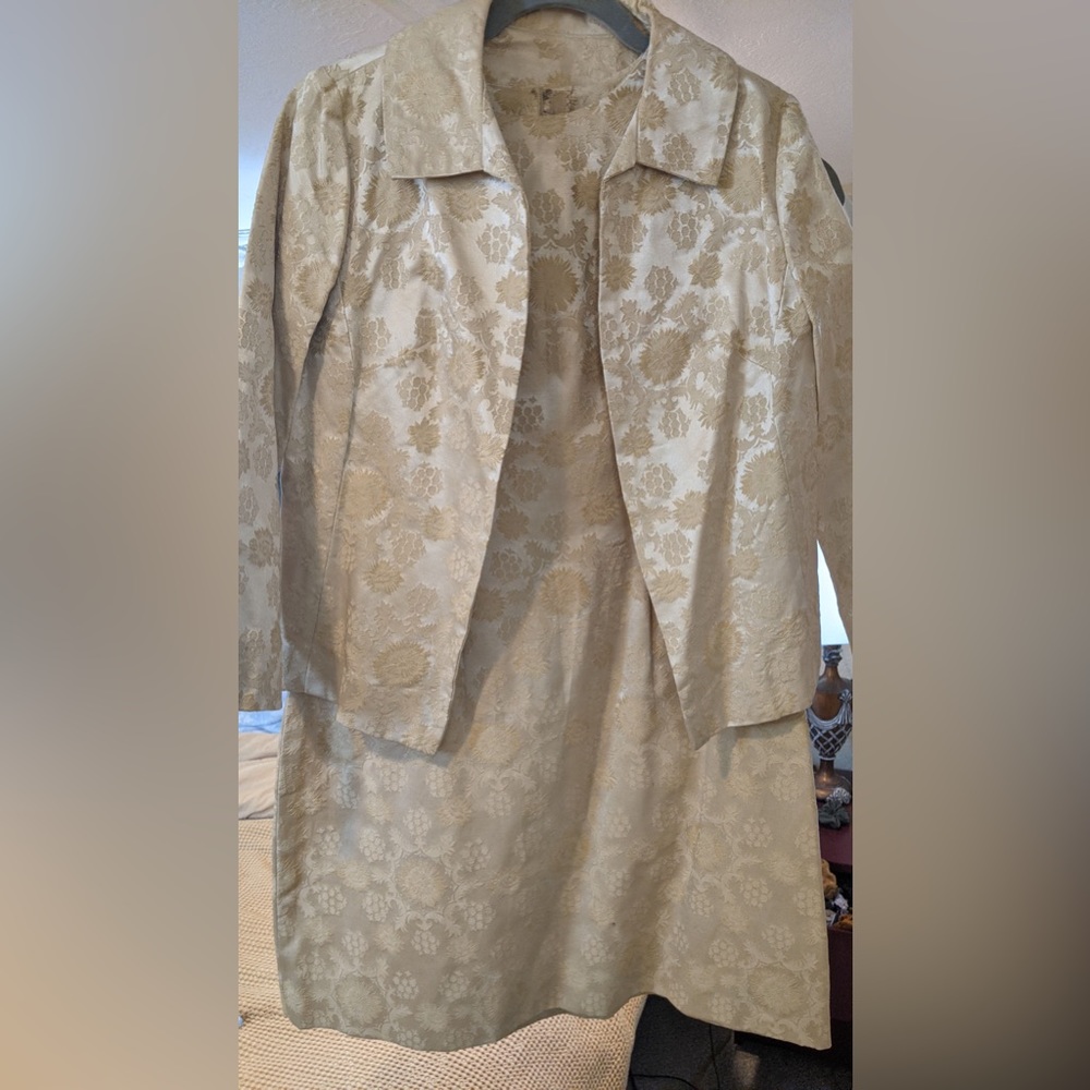 Vintage Handmade Dress with Jacket, 60s